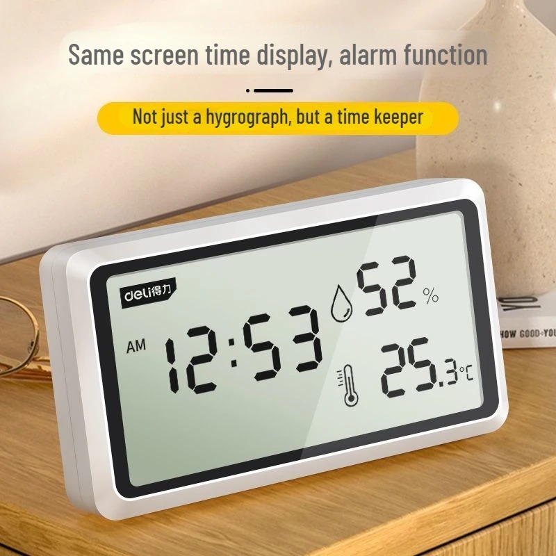Digital Hygrometer Probe - Elektroniczny termometr higrometr stacja pogodowa Deli,