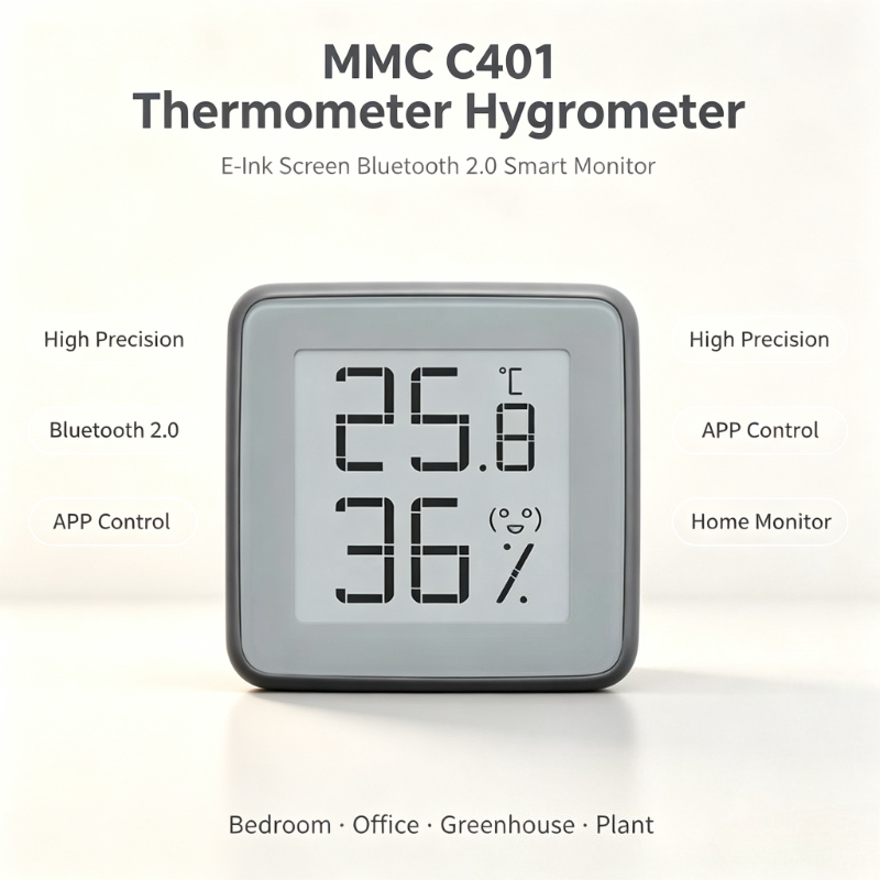 Digital Hygrometer Probe - Termometr-higrometr MMC z ekranem E-Ink, Bluetooth