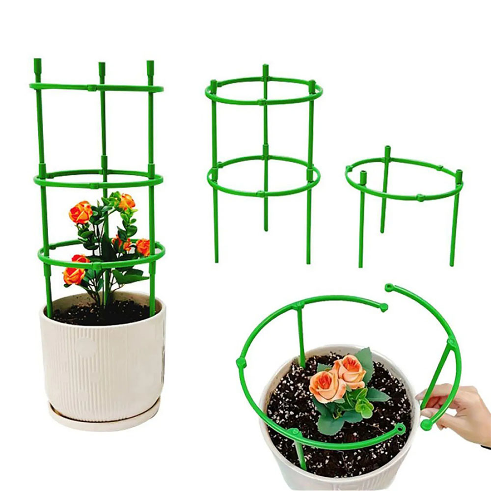Vine Climbing Plastic - Półokrągła plastikowa podpórka do roślin, pręt