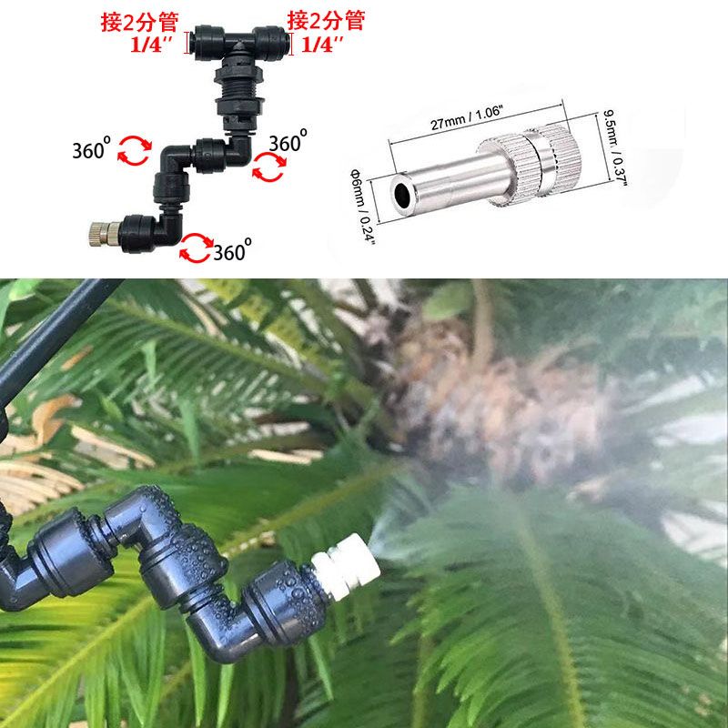 Misting Nozzle Reptile - Nowy Regulowany Nawilżacz Powietrza dla Gadów,