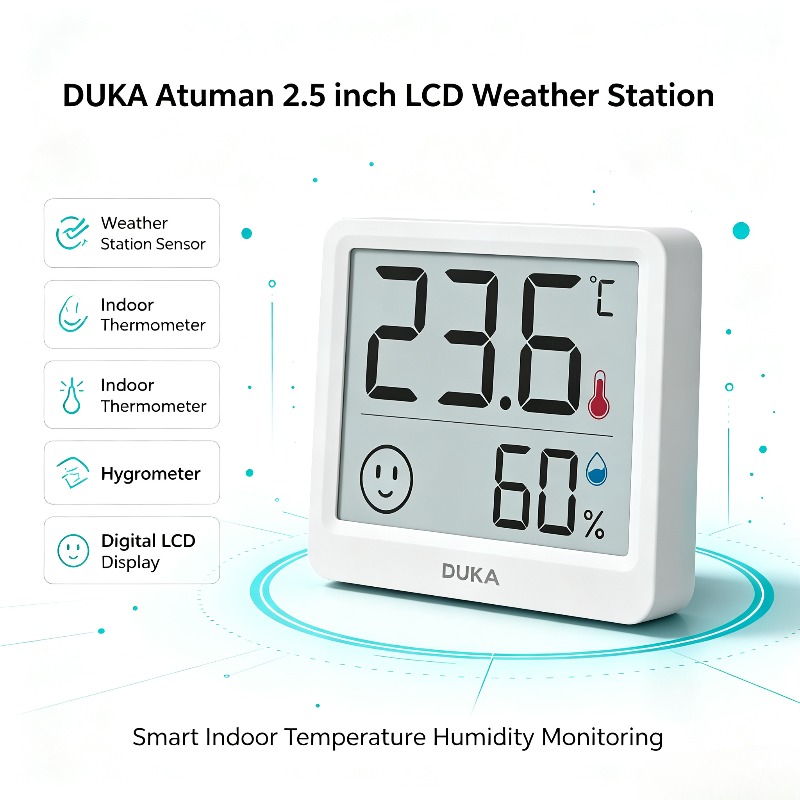 DUKA Atuman 2.5-calowy LCD Ele – Digital Hygrometer Probe recenzja i cena