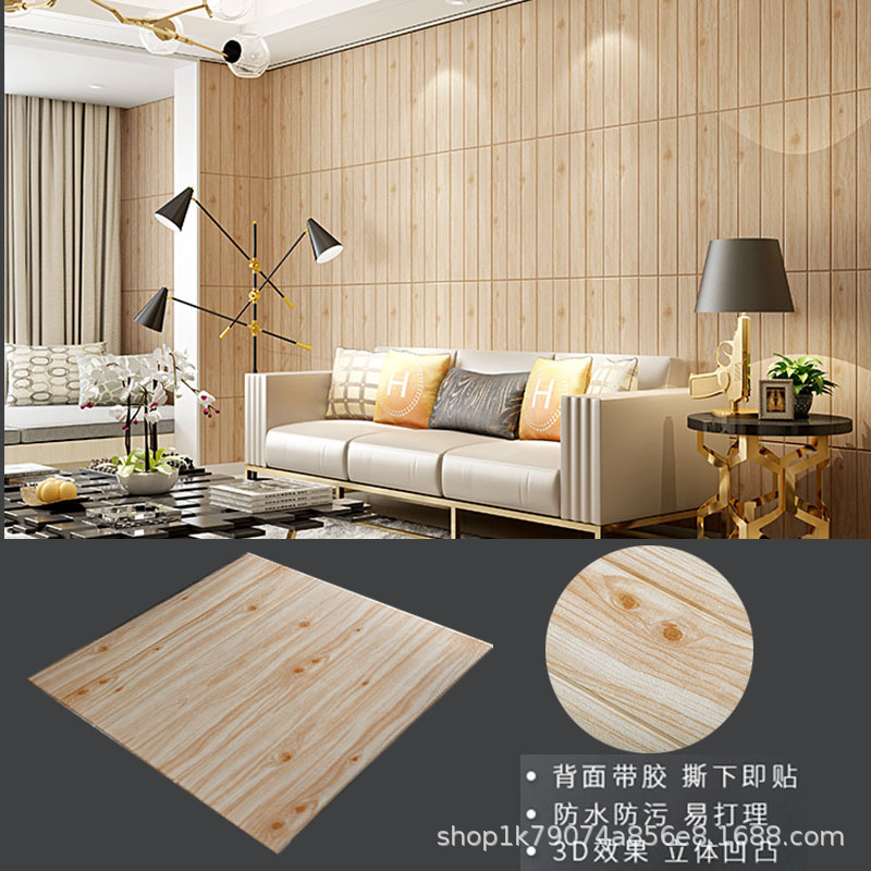 Panele ścienne 3D z drewna sło – Pvc Panel Background recenzja i cena