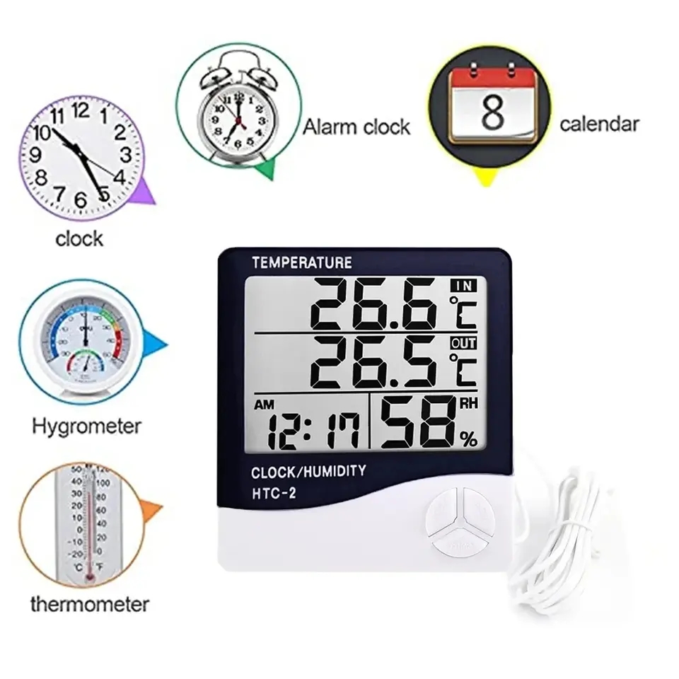 Wewnętrzny cyfrowy termometr i – Digital Hygrometer Probe recenzja i cena