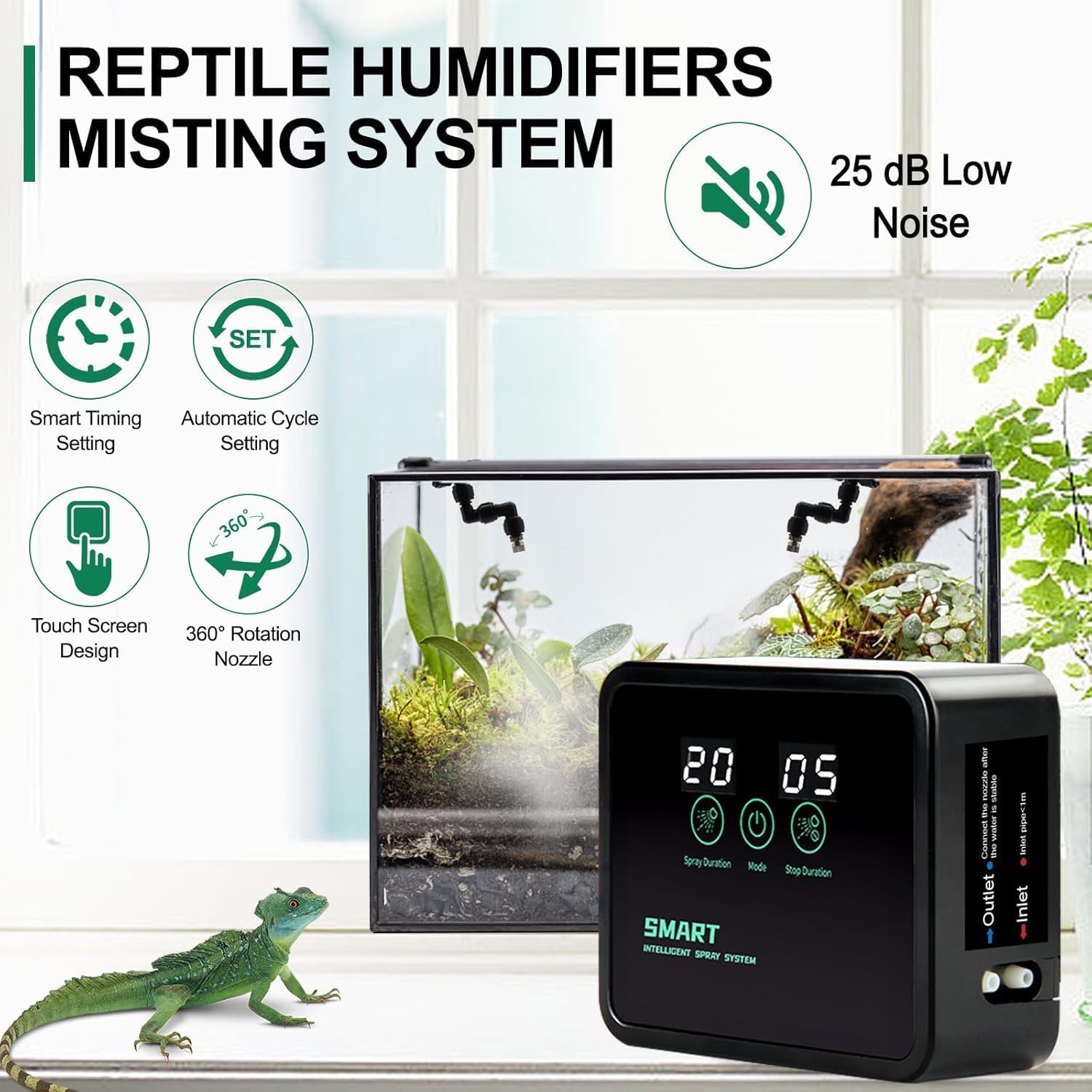 Inteligentne nawilżacze dla ga – Misting Nozzle Reptile recenzja i cena